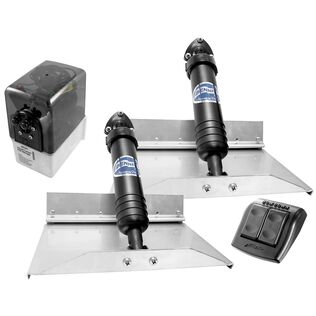 Classic Hydraulic Trim Tab System, 12" x 9", Fits Boats: 15' - 19'