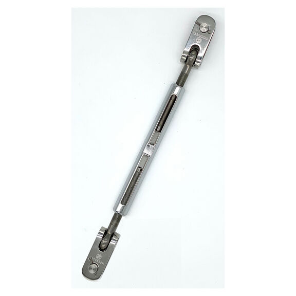 7/8" Wire Toggle/Toggle Open Body Turnbuckle with 1/4" Clevis Pins image number 0