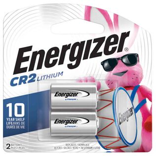 Energizer CR2 Batteries, 2 Pack