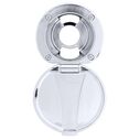 Recessed Cup & Lid Set All Plastic Chrome image number 1