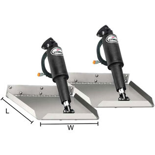 Edge Mount Trim Tab Kit, 9"L x 12"W