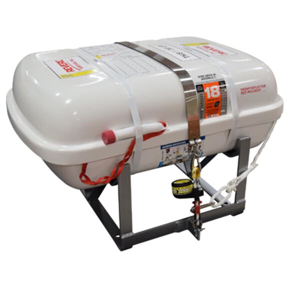 USCG 4-Person Low Profile Life Raft A Pack image number 1