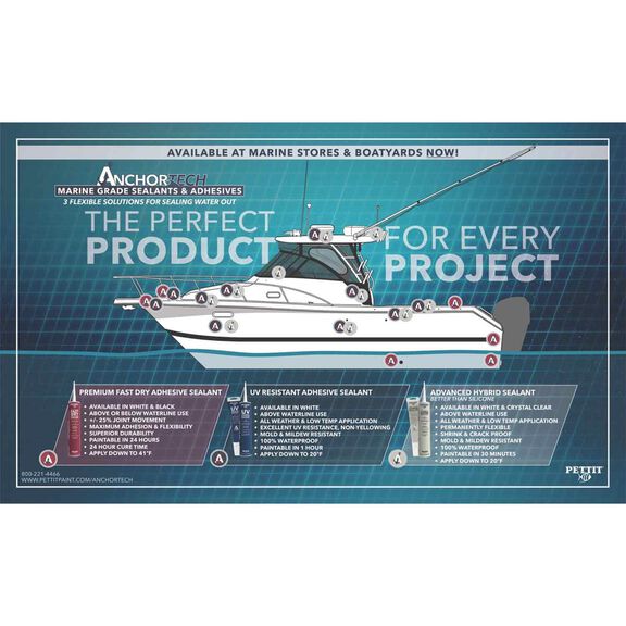 AnchorTech&trade; Advanced Hybrid Waterproof Sealant, 4.5 fl. oz., White image number 1
