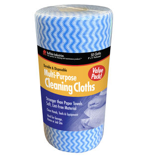 8" x 15" Multi-Purpose Cleaning Cloths, 50 Sheets