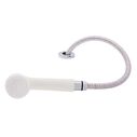 Deck-Mount Sprayer Large Warm White Sprayer No Hook, 6' Stainless Steel Hose, Low Profile Holder image number 1