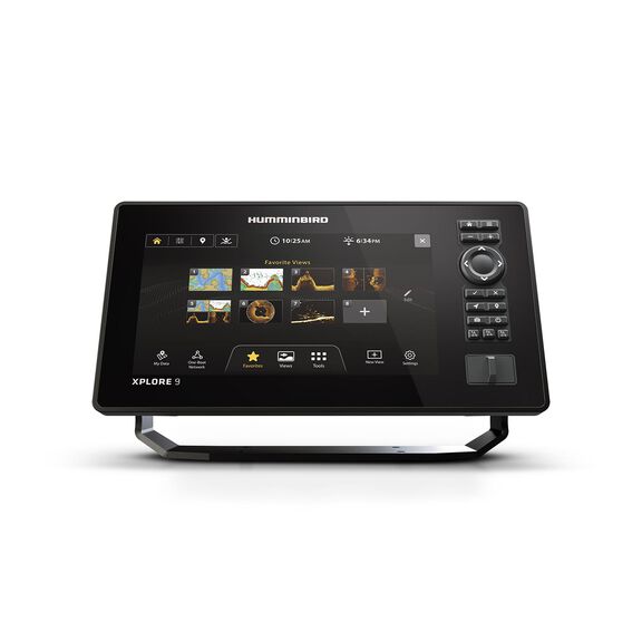 XPLORE 9 CHO Fishfinder/Chartplotter Combo with Basemap Charts, No Transducer image number 2