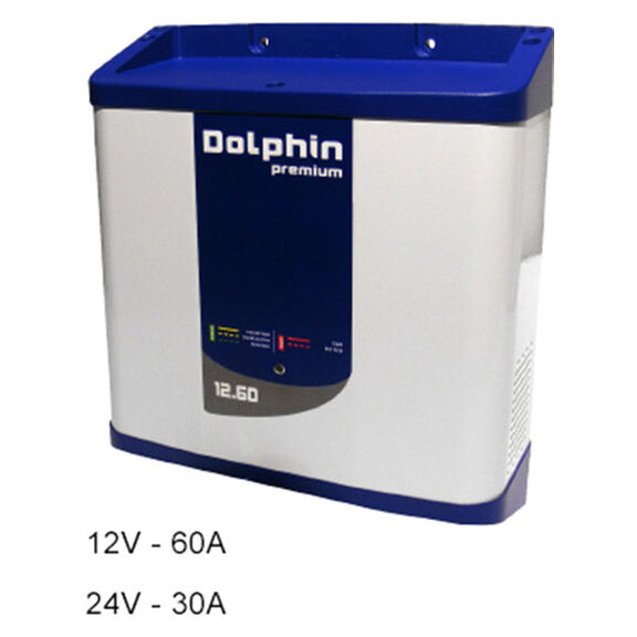 Premium Series Dolphin Battery Charger - 12V, 60A, 110/220VAC - 3 Outputs image number 1