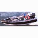 16'6" Styled-to-Fit Boat Cover for Narrow V-Hull Fishing Boats with Side Console image number 2