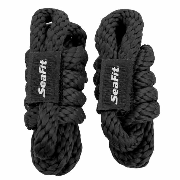 3/8" x 5' Fender Lines, Solid Braid MFP,  Black, Pair image number 0
