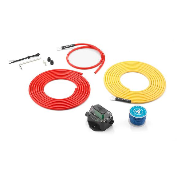XMD-PCS30A-1-L12: Premium 9 AWG 12V Power Marine Connection Kit, Single Amplifier, Within 12 ft of Battery image number 0