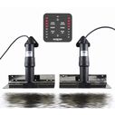 Stainless Steel Electric Trim Tab Kit, SLC-11 Manual LED Control, 4LX12W Tab image number 0