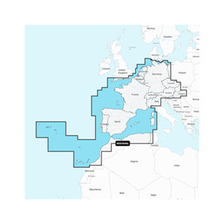 Navionics+ EU646L Europe, Central and West, Electronic Chart