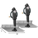 Standard Mount Trim Tab Kit, 12"W x 30"W image number 0