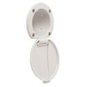 Recessed Cup & Lid Set All Plastic Warm White image number 5