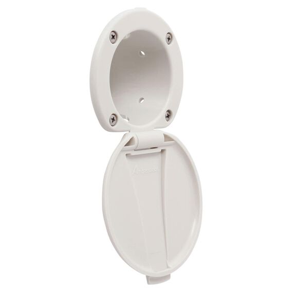 Recessed Cup & Lid Set All Plastic Warm White image number 5