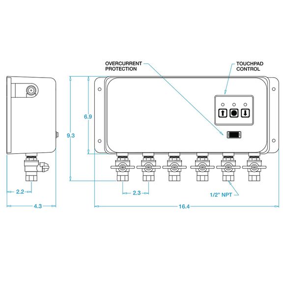 U-Lube Oil Change System, 6 Ports, 24V image number 1
