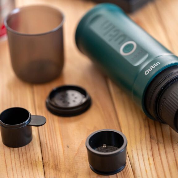 Nano Portable Electric Espresso Machine, OutIn Teal image number 2