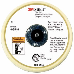 Soft Disc Pad - Low Profile, 6"