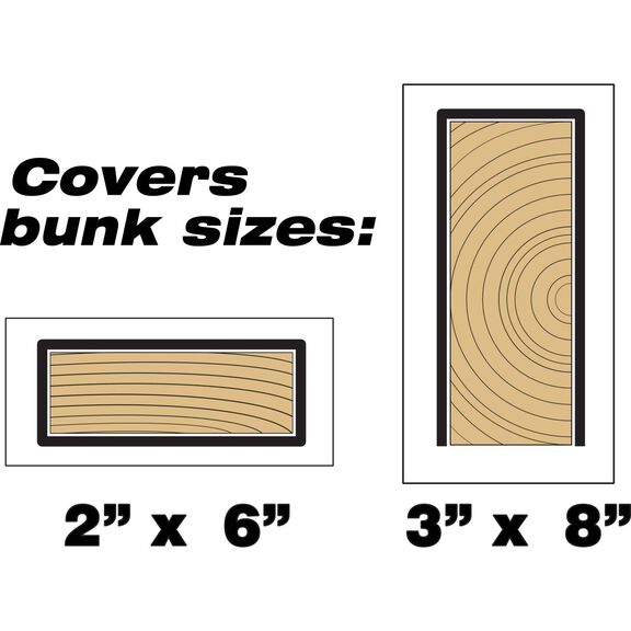 Marine Bunk Carpet Roll, Gray, 18" x 18' image number 1