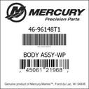 Water Pump Body Assembly 46-96148T1 image number 1