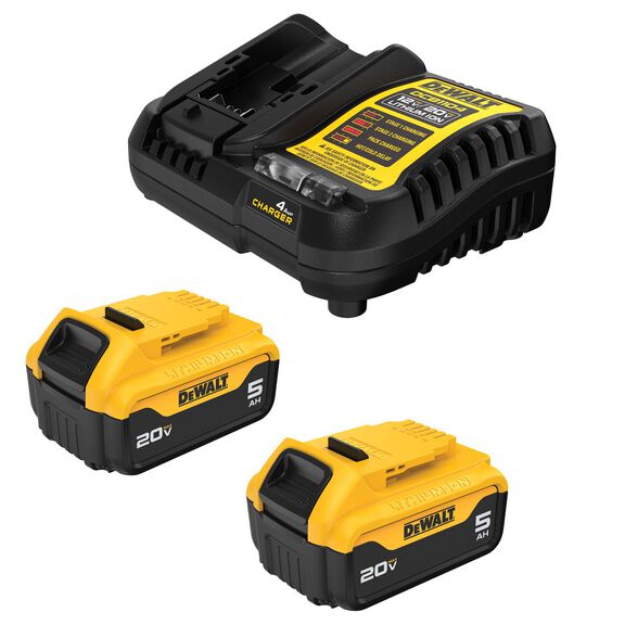 DEWALT 20V MAX  Premium Lithium-Ion 5Ah Starter Kit image number 0