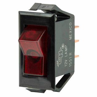 Illuminated Rocker Switch, Off/On, SPST