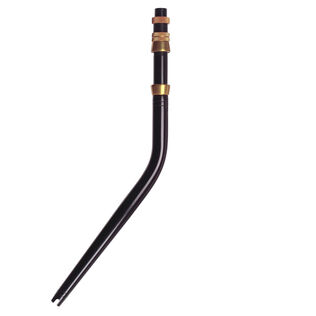 #4 Curved Unibutt Fishing Rod Butt, Black/Gold
