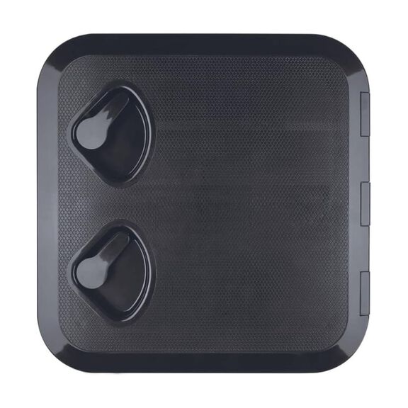 SEAFLO 14.76" x 14.57" Black Rectangular Deck Access Hatch image number 2