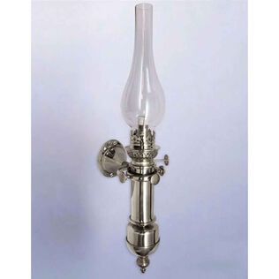 Gimbal Chrome Oil Lamp
