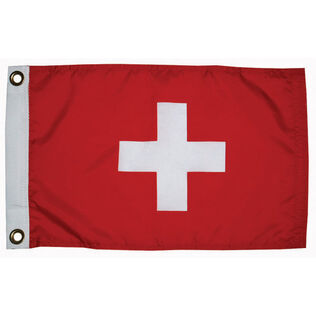 Switzerland Courtesy Flag, 12" x 18"