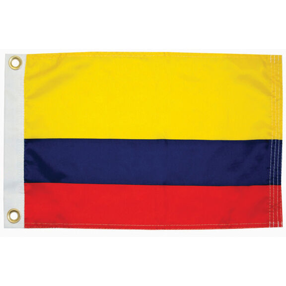 Colombia Courtesy Flag, 12" x 18" image number 0