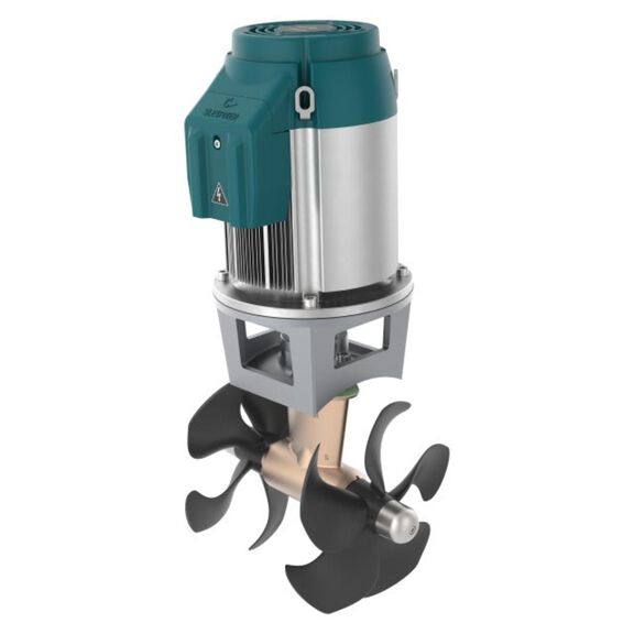 Side-Power eVision E250/300mm 24V DC Brushless DC Tunnel Thruster Twin Counter-Rotating Prop image number 0