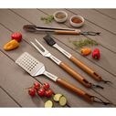 4-Piece Ash Wood Grill Tool Set image number 3