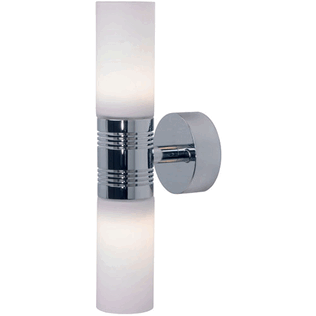 Berlin Reading Light, Chrome With White Glass Shade Dim2warm (3000-2200K)