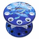 Guy Harvey Wahoo Spinning 9 Fishing Rod Storage Rack, Vertical Fishing Pole Rod Holder image number 0