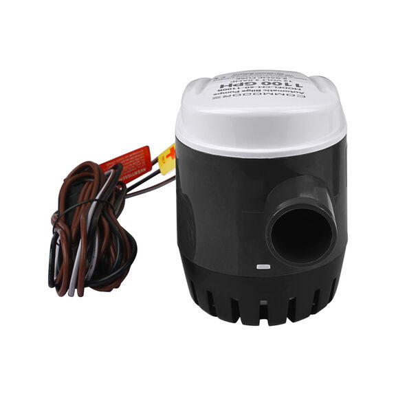 COMMODORE 750 GPH / 12V Automatic Bilge Pump &ndash; Built-In Float Switch, 3/4" Outlet image number 1