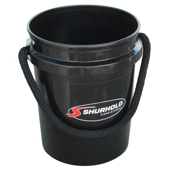 5 Gallon Plastic Bucket, Black image number 0
