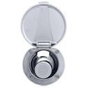 Recessed Shower Chrome Cup & Lid, Small Chrome Sprayer No Hook, 6' Stainless Steel Hose image number 5