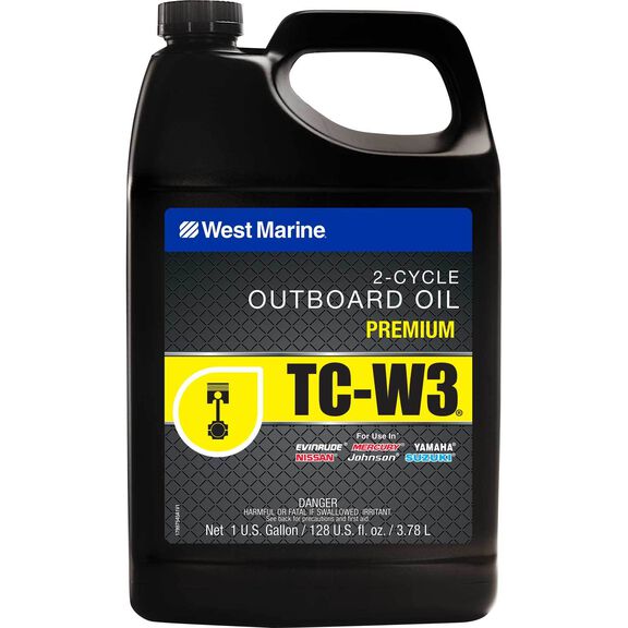 TC-W3 2 Stroke Conventional Marine Engine Oil, 1 Gallon image number 0