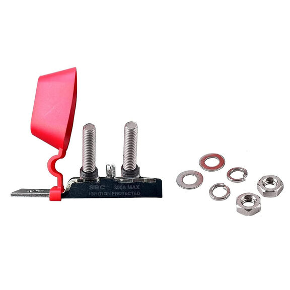 South Bend Components Marine Rated Battery Fuse Dual Terminal Block, 300A Max image number 1