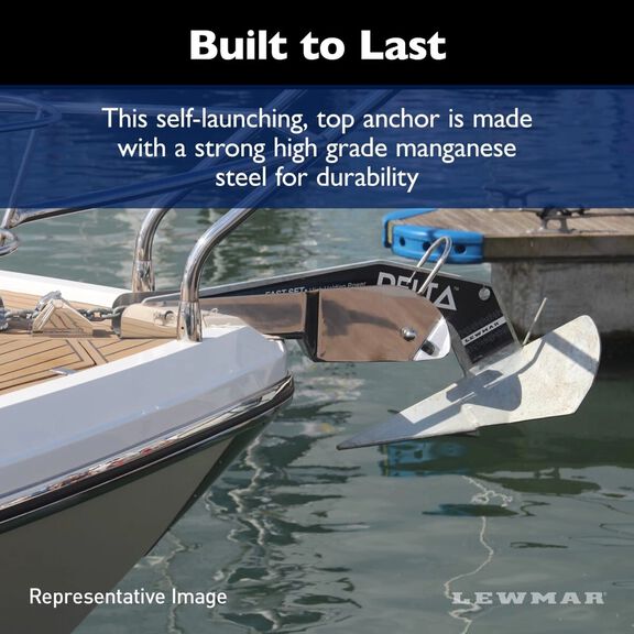 Galvanized Steel Delta Anchor - 9 lbs. image number 7