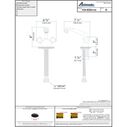 Trinidad Head/Shower Combo Faucet Classic Warm White Sprayer, 6' Stainless Steel Hose Chrome/Warm White image number 3
