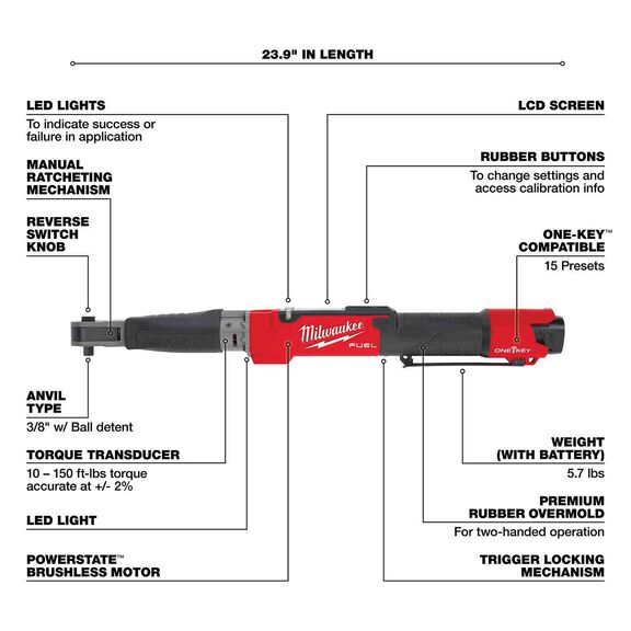 M12 FUEL&trade; 1/2" Right Angle Impact Wrench Kit image number 1