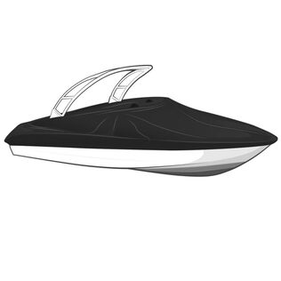 Select Fit Boat Cover for V-Hull Cruiser w/ Sport Arch - 22ft6in-23ft5in - BEAM 102in I/O