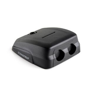 Horizontal Double Cable Seal, Black