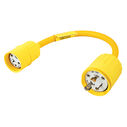 B-Line Adapter - 15A Female to 30A Male - HBL105 image number 1