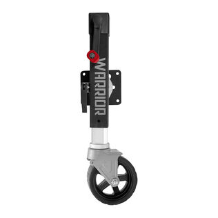 1800 lb. Warrior Marine Trailer Jack, Side Wind, Bolt-On Swivel Plate, with Wheel