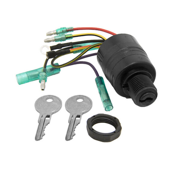 3-Position Push to Choke Magneto Ignition Switch, Off-Run-Start image number 0