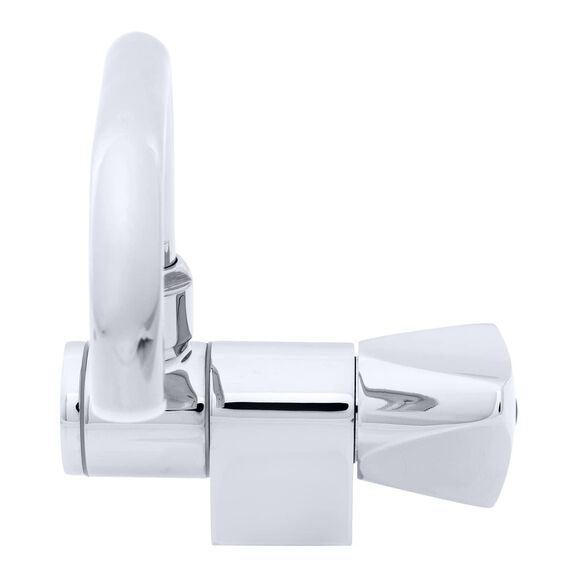 Trinidad Folding Faucet, Cold Only, Angled Spout, Chrome image number 6