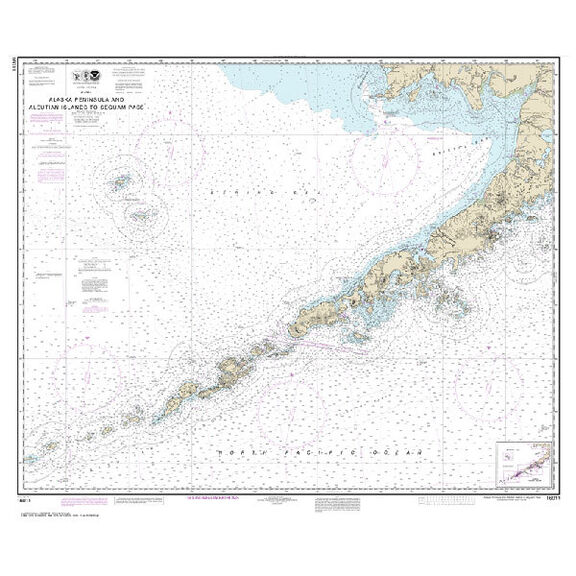 #16011 Alaska Peninsula Aleutian Islands Seguam Pass image number 0
